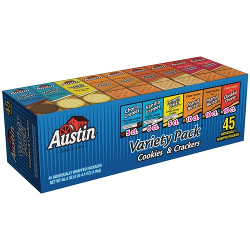 Keebler Co.  Austin Cookies/Crackers, 1.3 oz - 1.83 oz, 45/CT, AST