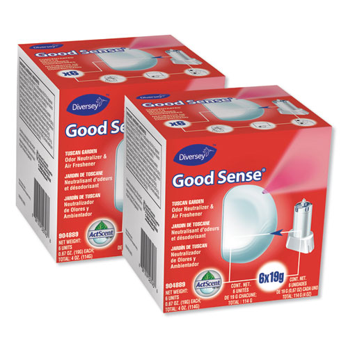 GOOD SENSE AUTOMATIC SPRAY SYSTEM, TUSCAN GARDEN SCENT, 0.67 OZ CARTRIDGE, 12/CARTON