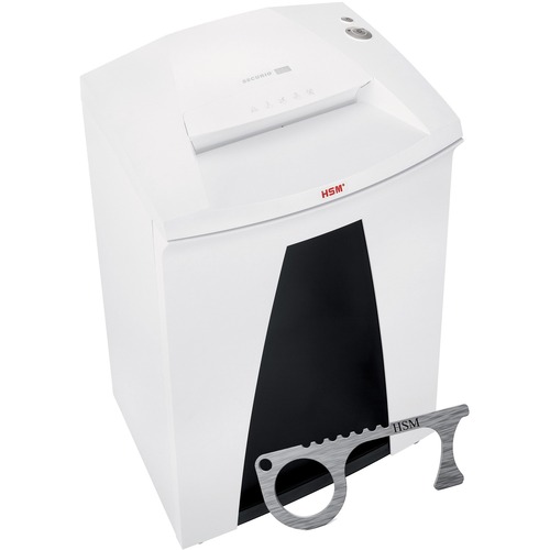 HSM  Shredder, Micro-Cut, 21-3/10"Wx17-3/10"Dx33-3/10"H, White