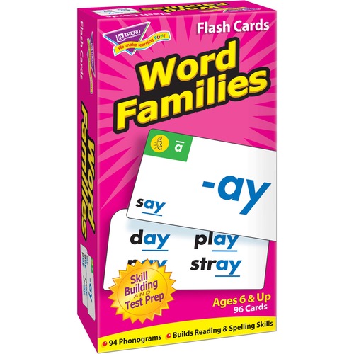 CARDS,FLASH,WORD FAMILIES