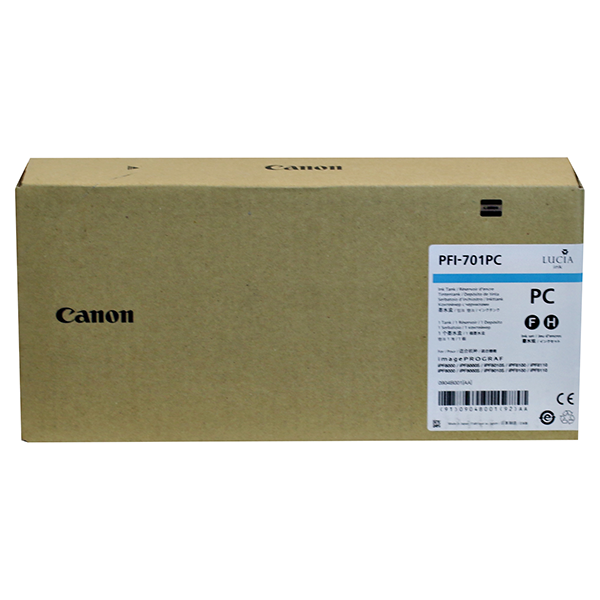 Canon 0904B001 (PFI-701PC) Photo Cyan OEM Inkjet Cartridge