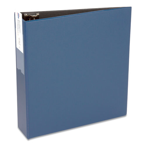 ECONOMY NON-VIEW BINDER WITH ROUND RINGS, 3 RINGS, 3" CAPACITY, 11 X 8.5, BLUE, (4600)