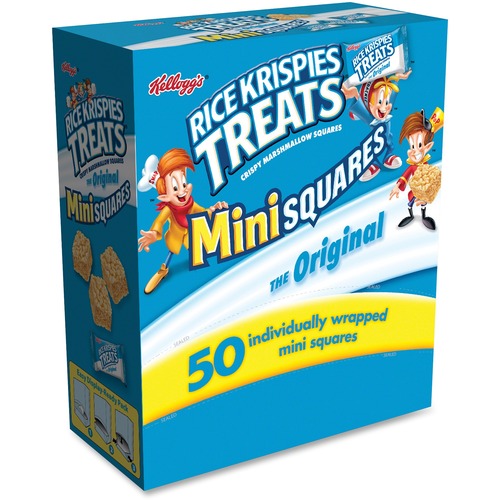 Keebler Co.  Rice Krispies Treats Orig Mini Squares, 50/BX, Blue