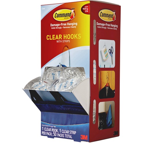 HOOK,MED,50/PK,CLR