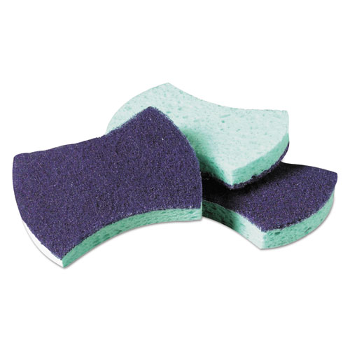 POWER SPONGE #3000, 2.8 X 4.5, BLUE/TEAL, 20/CARTON