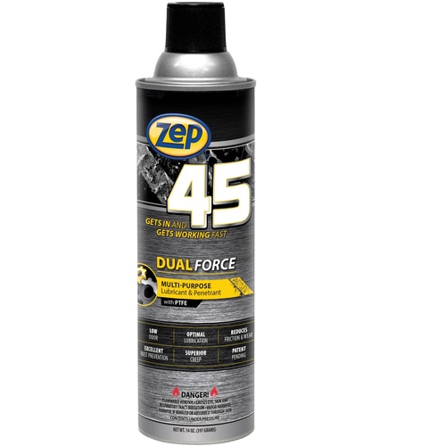 Zep Commercial  Lubricant/Penetrant, Dual Force, 14 oz, Multi