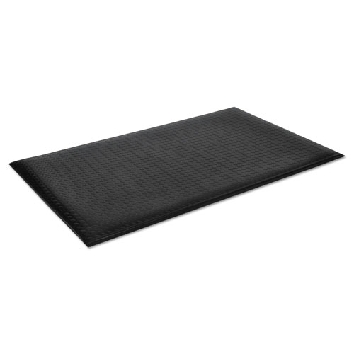 Wear-Bond Comfort-King Anti-Fatigue Mat, Diamond Emboss, 24 X 36, Black