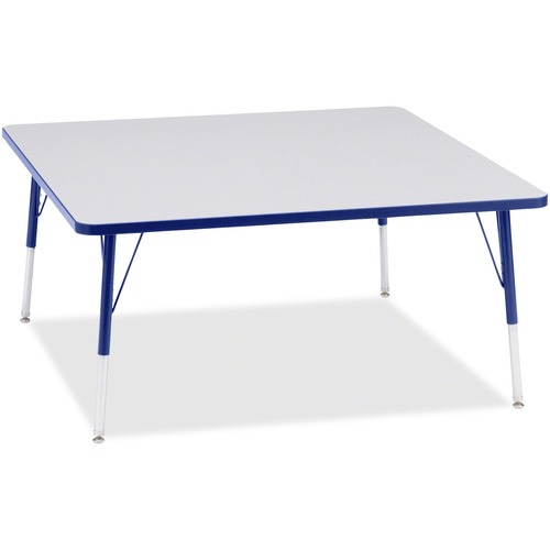 Jonti-Craft, Inc.  Activity Table, Square, 24"-13"x48"x48", Blue