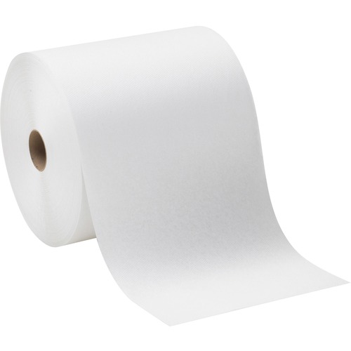PACIFIC BLUE BASIC NONPERF PAPER TOWELS, 7 7/8 X 1000 FT, WHITE, 6 ROLLS/CT