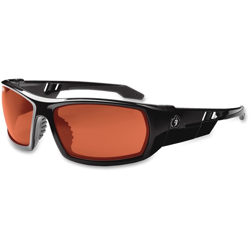 Ergodyne  Copper Lens Safety Glasses, Black