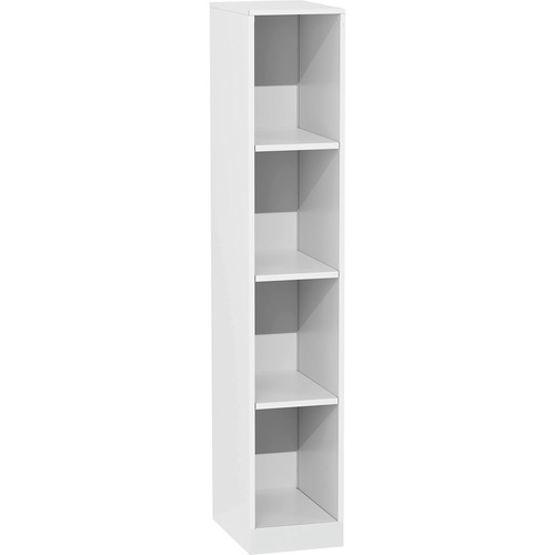 Great Openings  Cubby, 4-Opening, 12"Wx18"Lx65-9/10"H, White