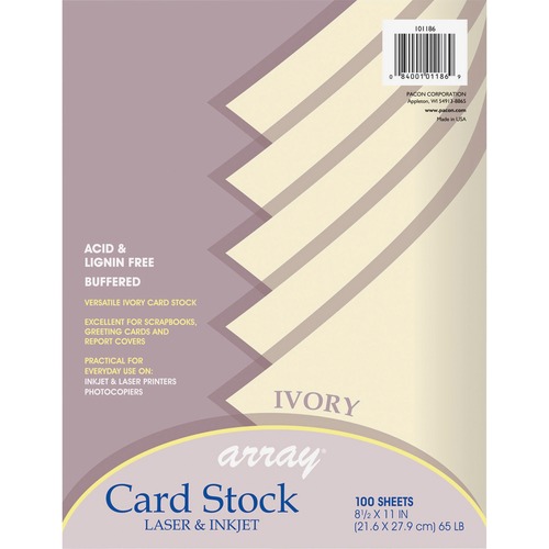 CARDSTOCK,ARRAY,IVORY,100SH