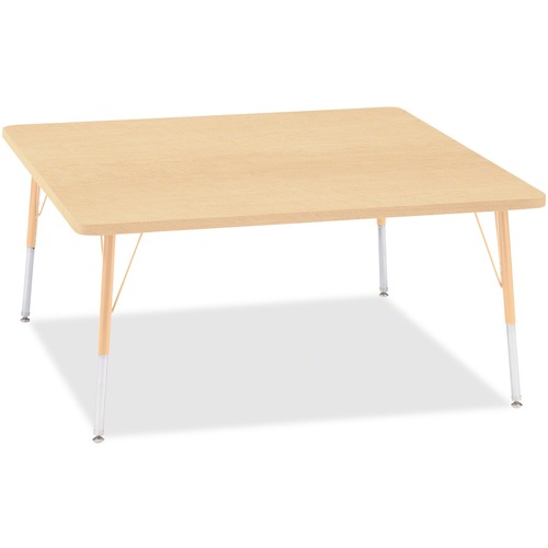 Jonti-Craft, Inc.  Activity Table,Square,24"-31"x48"x48",Maple