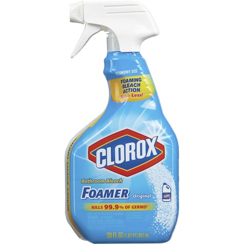 BLEACH FOAMER BATHROOM SPRAY, ORIGINAL, 30 OZ SPRAY BOTTLE, 9/CARTON