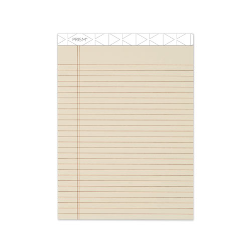 PRISM + COLORED WRITING PADS, WIDE/LEGAL RULE, 8.5 X 11.75, IVORY, 50 SHEETS, 12/PACK