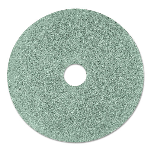 Ultra High-Speed Floor Burnishing Pads 3100, 24" Diameter, Aqua, 5/carton