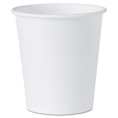 White Paper Water Cups, 3oz, 100/pack