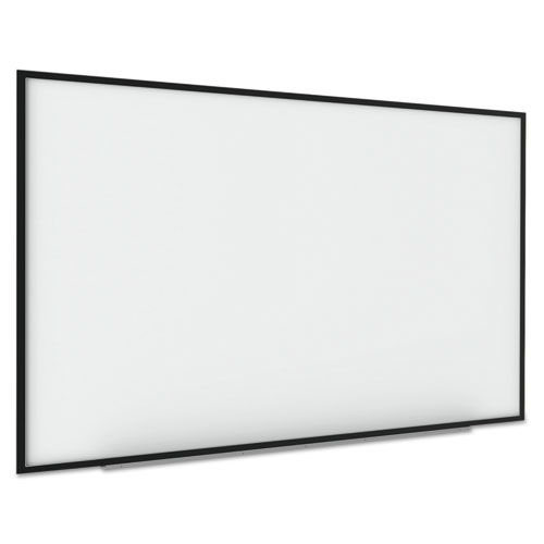Interactive Magnetic Dry Erase Board, 90 X 52 7/10 X 4 1/5, White/black Frame