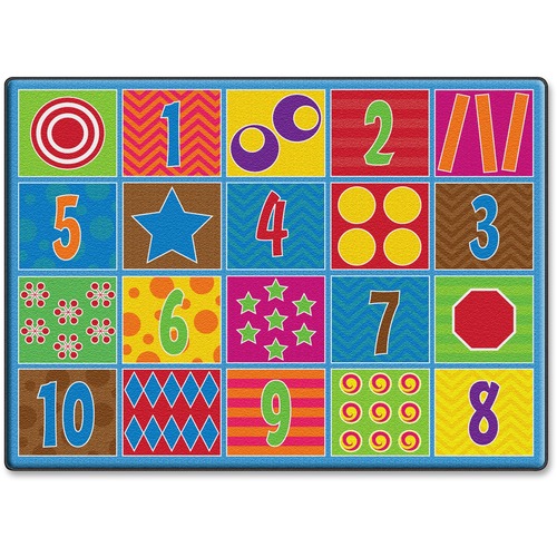 RUG,COUNTING FUN,6'X8'4"