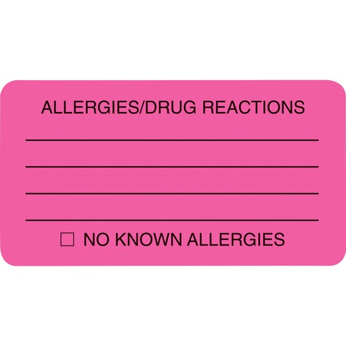 LABEL,ALLERGY/DRUG REACTION