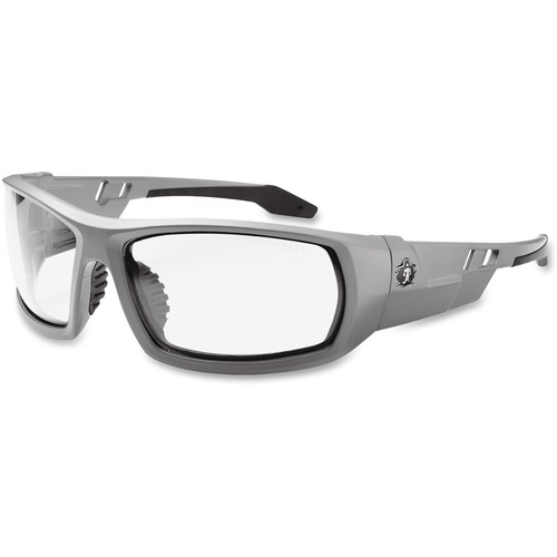 Ergodyne  Clear Lens Safety Glasses, Gray