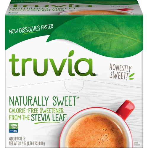 Cargill (Truvia)  Natural Sweetener, 6-2/5"Wx7-3/5"Lx7-1/10"H, 400/CT, Multi