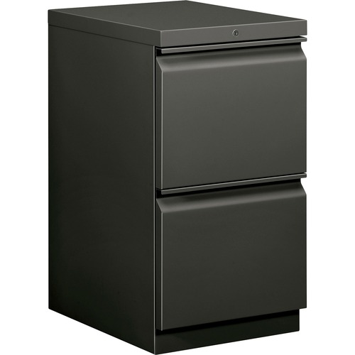 EFFICIENCIES MOBILE FILE/FILE PEDESTAL, 15W X 19.88D X 28H, CHARCOAL